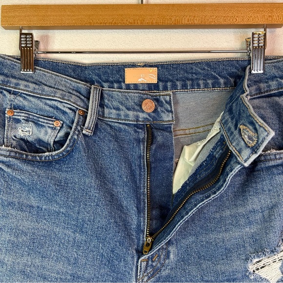 Mother High Waisted Rider Skimp in Bloom And Doom 29 - Picture 6 of 10